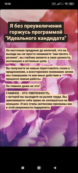 Отзывы, офферы и клиентский опыт. image preview