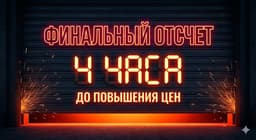 ⏳ ФИНАЛЬНЫЙ ОТСЧЕТ: до закрытия распродажи 4 ЧАСА image preview